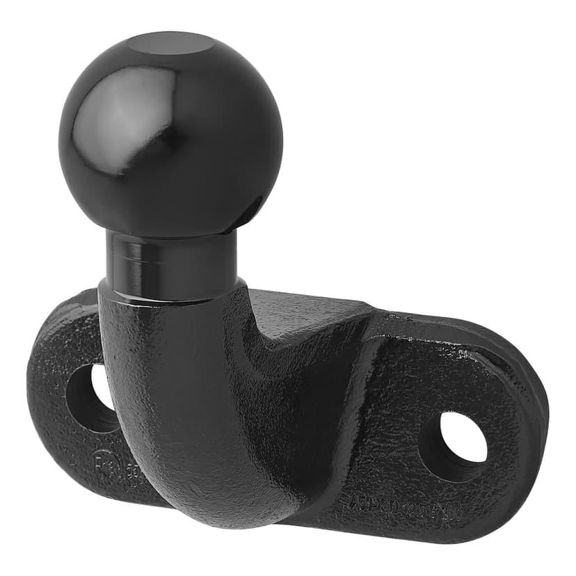 ProPlus Boule d’Attelage Équerre Ø 50 mm – pour Remorque et Applications Fixes – Homologuée E-Type – Noir - 1