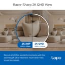 TP-Link Tapo 2K 4MP C220 WiFi Indoor Surveillance Camera, Person Detection, Two-Way Audio, Compatible with Alexa and Google Assistant, for Baby/Pets,White - 3