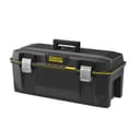 STANLEY FATMAX Waterproof Toolbox Storage with Heavy Duty Metal Latch, Portable Tote Tray for Tools and Small Parts, 28 inch, 1-93-935 - 1