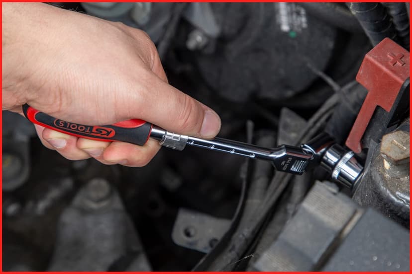 KS Tools SlimPower 914.3820 Telescopic Joint Reversible Ratchet 3/8 Inch 72 Teeth - 7