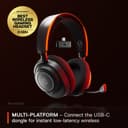 SteelSeries Arctis Nova 7 Wireless Multi-Platform Gaming Headset - Neodymium Magnetic Drivers - Dual Wireless 2.4GHz & Bluetooth - 38H USB-C Battery - ClearCast Gen2 AI Mic - PC, PS5, Mobile - 2