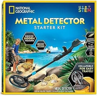 NATIONAL GEOGRAPHIC Starter Metal Detector Kit – Kids Met…