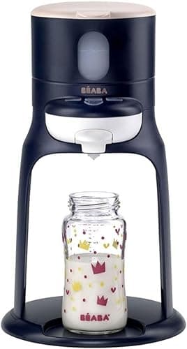 Béaba Bib'Expresso Bottle Warmer, Instant, Quick, Bain-Marie, Midnight Blue