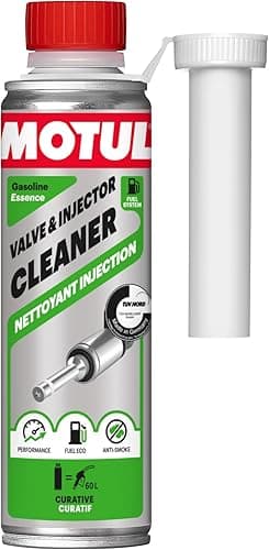 Motul - Nettoyant Injection Essence - Additif Curatif Moteurs Essence - Performance - Réduction Consommation et Émissions - Idéal Avant Contrôle Technique - Valve & Injector Cleaner Gasoline - 300 ML