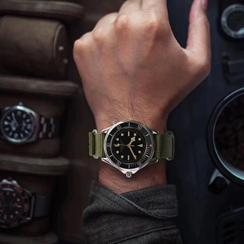 NATO Watch Straps Nylon G10 Premium Ballistic Multicoloured Replacement Watch Straps with Silver Stainless Steel Buckle Watch Strap for Men Women 18 mm 20 mm 22 mm 24 mm - 6