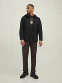 JACK & JONES Mens Quilted Jacket Black S - 4