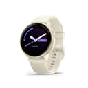 Garmin vívoactive 6, 42mm GPS smartwatch, AMOLED touchscreen, all-day health monitoring, personalised fitness features, advanced sleep coaching, Music, up to 11 days battery life, Bone/Lunar Gold - 4