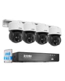 ZOSI C290 8MP 4K PoE Security Camera System Outdoor, Pan/Tilt 360 Camera, 2TB Hard Drive - 1