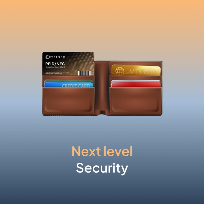 Cryptnox RFID/NFC Carte De Blocage sans Contact - Sécurité Et Confidentialité des Données Ultimes pour Le Portefeuille, L'identifiant Et Les Cartes - Sécurisez Votre Monde Numérique Dès Aujourd'hui! - 6