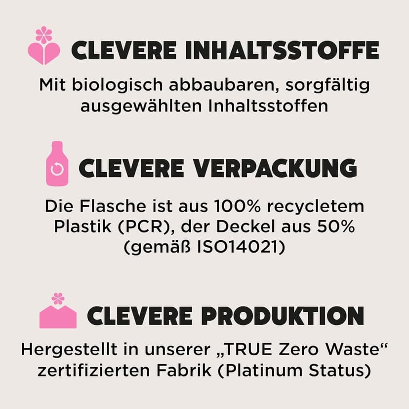 Ecover Detergent Colour Refill Pack Liquid with Apple Blossom and Freesia Scent, 100 Washes, 1 x 5 L - 8