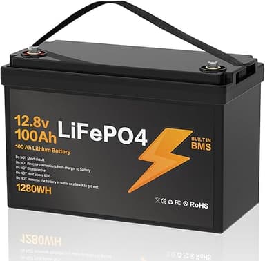 12V 100 Ah LifePO4 Batterie,Batterie au Lithium 12 V 100 …
