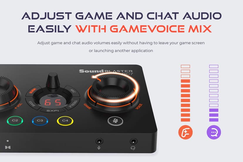 Creative - Sound Blaster GC7 Next Gen Gaming USB Soundcard - 6