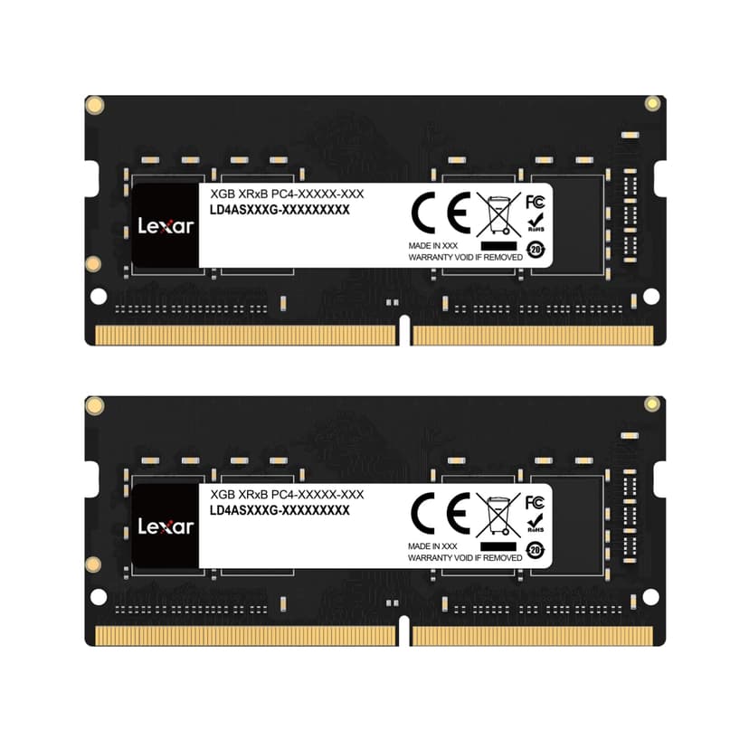 Lexar SODIMM DDR4 RAM 32GB Kit (2 x 16GB), 3200 MHz DRAM, 260-Pin DDR4 SODIMM Laptop Ram, High-Performance SO-DIMM, PC Laptop Computer Memory - 1