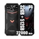 DOOGEE VMAX Pro 5G Rugged Smartphone, 22000 mAh Battery, 32 GB + 512 GB Smartphone without Contract, 6.58 Inch FHD+, 108 MP + 20 MP Night Vision + 16 MP, Android 14 Simlock-free Mobile Phone, NFC - 1