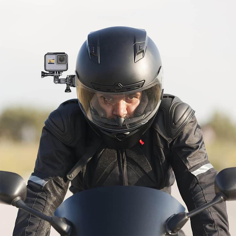 Ensemble de 2 bras d'extension réglables pour bras panoramiques, support de joints fixes pour caméra avec vis courte et longue pour GoPro Hero 10, 9, 8, 7, 6, 5 et autres caméras d'action - 5