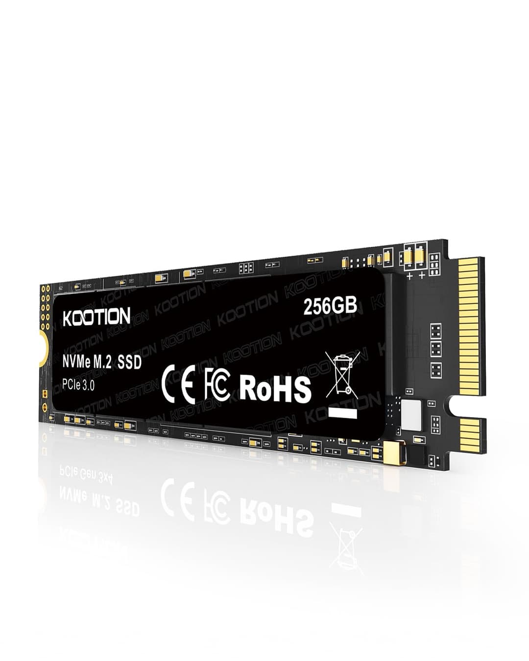 KOOTION Internal SSD 256GB NVMe M.2 PCIe 3.0 2280 SSD Hard Drive Gen3x4 Solid State Drive with up to 3000 MB/s, Compatible with Notebook, Laptops and Desktop PCs