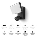 Philips Hue Secure Floodlight with Integrated Smart 1080p Home Security Camera, Black, for Outdoor Use, Easy to Install, Two-Way Talk, Works with the Security Center in the App - 3