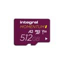 Integral Momentum I 512 Go Carte microSDXC, 210 Mo/s en Lecture, 180 Mo/s en écriture, V30, U3, A2, pour 4K/5K UHD sur GoPro, Drones DJI, caméras Sport et 360°, étanche, Antichoc - 1