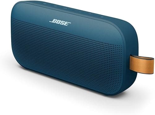 Bose SoundLink Flex Portable Bluetooth Speaker (2nd Gen), Small Portable Wireless Outdoor Speaker with Hi-Fi Audio, Up to 12 Hrs Battery Life, Waterproof and Dustproof, Twilight Blue - Limited Edition
