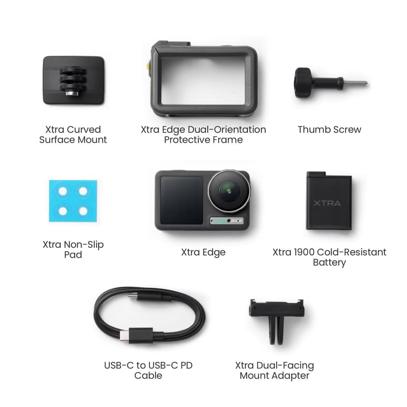 Xtra Action Camera, 1/1.3" Sensor & 4K Cinematic Video, Hyper Stabilization, Waterproof Camera to 52 Ft, 3-Hour Battery, Universal Quick Mount, Vlogging Camera for Adventure Photography - 6