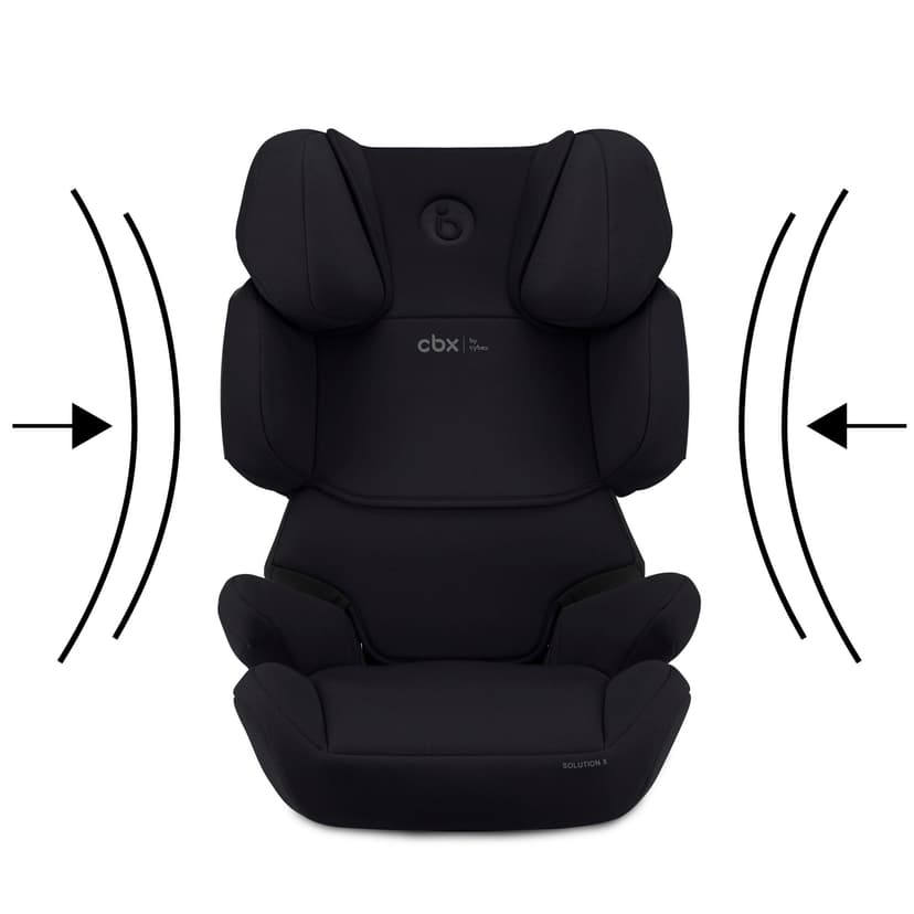 CBX by CYBEX Solution XI-Fix child car seat, for cars with or without ISOFIX, for children aged approx. 3 - 12 years (100 - 150 cm), approx. 15-50 kg, Black - 8