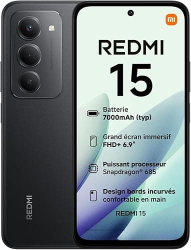 Xiaomi Redmi 15, Smartphone 6+128GB, 6.9" FHD+ 144Hz DotD…