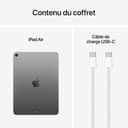 Apple iPad Air 11 Inch with M3 Chip: Designed for Apple Intelligence, Liquid Retina Display, 128GB, 12MP Front/Rear Cameras, Wi-Fi 6E, Touch ID, Day Battery Life - Space Gray - 6
