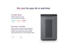 Winix Air Purifier 5300-2, CADR 390 m³/h, (up to 99 m²) HEPA H13 and PlasmaWave Technology. Reduces hay fever, pollen and odors to 99.999%. 8H timer. Living rooms and offices - 5