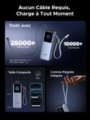 UGREEN Nexode Laptop Power Bank 25000mAh 200W Fast Charging Portable Charger Built-in Retractable Cable & Smart Display 4-Way Output Battery Pack Compatible with Dell, HP, iPad, iPhone 17/16 - 7