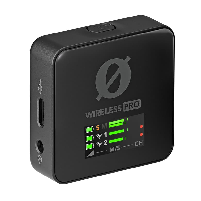 RØDE Wireless Pro Digital 2-Channel Wireless Microphone Set + Keepdrum ADP07 TRRS-TRS Adapter - 2