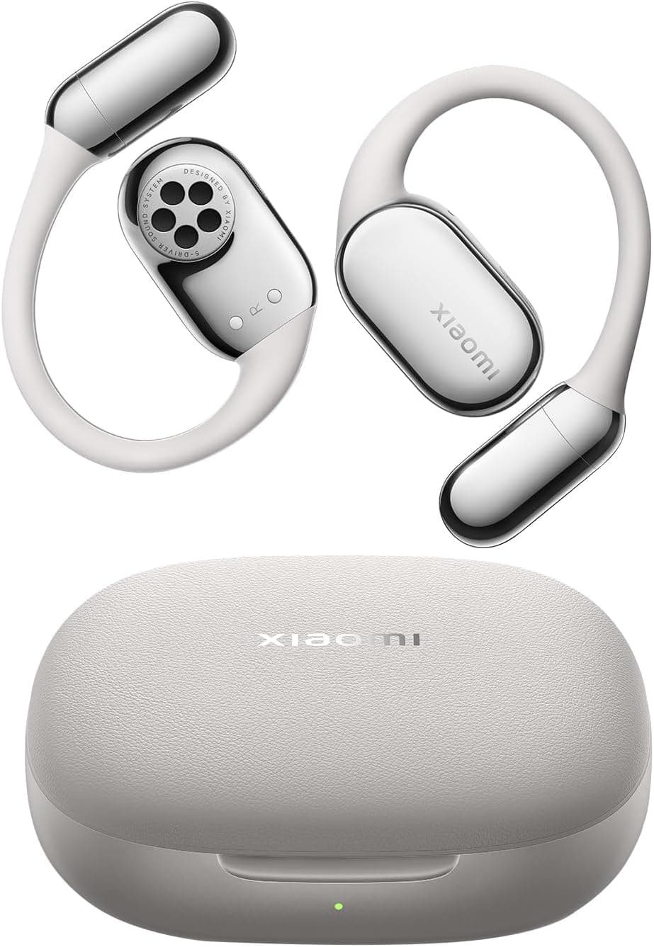 Xiaomi OpenWear Stereo Pro Workout Earbuds All-Day Comfort & Secure Fit 8.5h/45h Long Battery Life Anti-Sound-Leakage Independent Spatial Audio with Head Tracking Hi-Res Audio certification Titan Gray