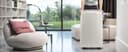 DELONGHI Pinguino PAC EX130 CST Climatiseur mobile WiFi avec fonction de déshumidification, version Pro jusqu'à 120 m³ Blanc - 3