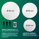 EASYmaxx Lampe solaire LED avec changement de couleur - Lampe de jardin décorative avec éclairage LED - Magnifiques effets de lumière avec capteur de lumière du jour pour l'intérieur et l'extérieur - - 8