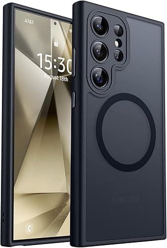 CANSHN Coque Magnétique pour Samsung Galaxy S24 Ultra(6,8…