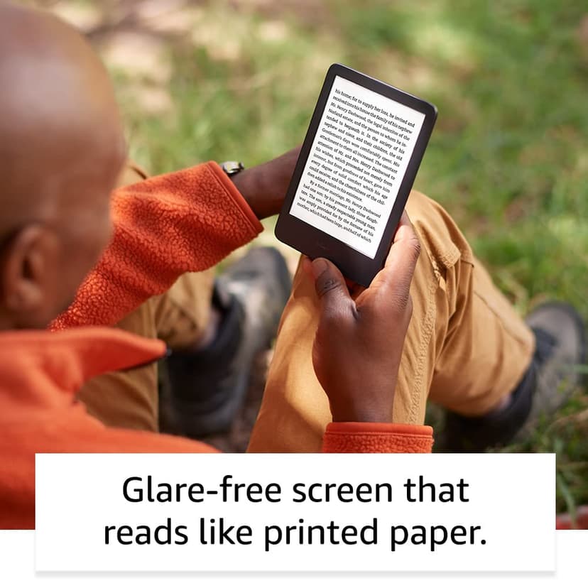 Certified Refurbished Kindle (2022 release) | The lightest and most compact Kindle, now with a 6", 300 ppi high-resolution display and double the storage, with ads, Denim - 3