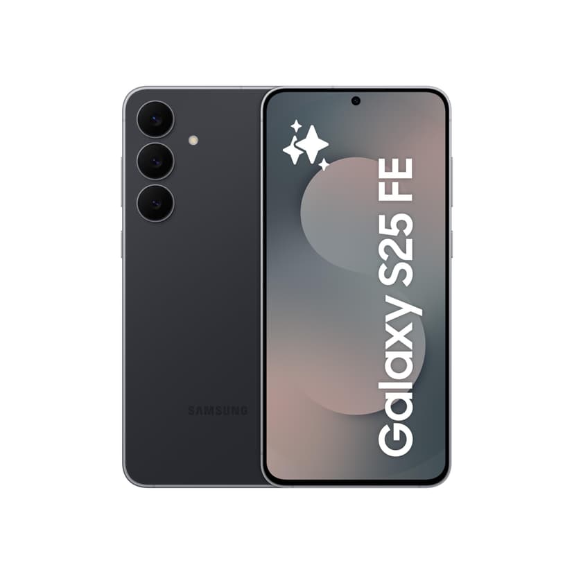 Samsung Galaxy S25 FE AI Phone, JetBlack, 8 Go de RAM, 256 Go de stockage, appareil photo 50 MP, écran 6,7", design fin et léger – Version internationale - 1