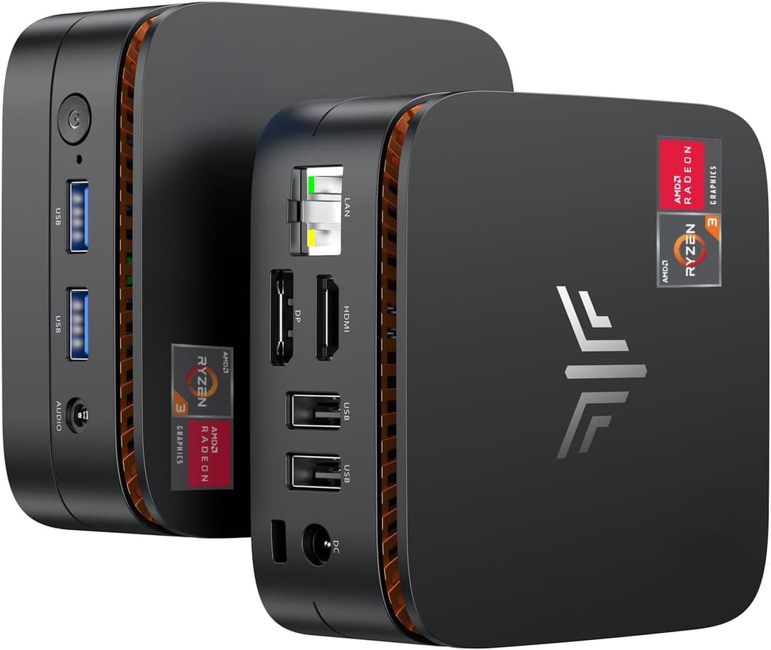 NiPoGi Essenx E1 Mini PC AMD Ryzen 3250U Windows 11 Pro (…