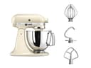 KitchenAid Robot Pâtissier - Artisan - Robot cuisine multifonctions à tête inclinable - Batteur avec 3 accessoires et Bol inox de 4,8 L - Crème - 4