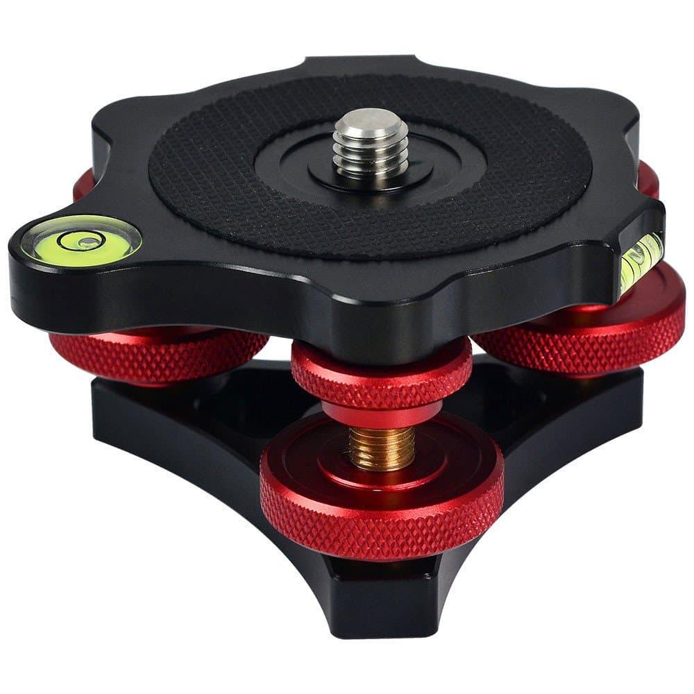 LP-64 Precision Leveling Base Tripod Head Plate with 3/8 …