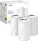 TP-Link Deco WiFi 7 Mesh BE9300 Deco Tri-Band BE65(3-Pack), Ethernet Port/Fibre 2.5 Gbps, WiFi Speed up to 9 Gbps, WPA3, 320 MHz Channels, 6 GHz - 1