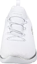 Skechers Women's Summits Leopard Spot Trainers,White Mesh / Silver Trim,5 UK - 4