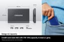 Samsung T7 Portable SSD - 2 TB - USB 3.2 Gen.2 External SSD Titanium Grey (MU-PC2T0T/WW) - 3