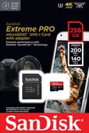 SANDISK Extreme PRO micro SD card 256GB + SD adapter (For Smartphones, Action Cams, Drones, Speeds up to 200 MB/s, A2 App Performance + RescuePro Deluxe UHS-I, Class 10, U3) - 5