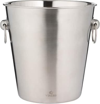 Viners Barware 4 Litre Champagne Bucket, Silver