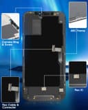 ARSSLY Écran LCD pour iPhone 12 Pro Max Complet, LCD Ecran pour iPhone 12 Pro Max A2411 A2342 A2410 A2412 6,7 Pouce Écran Tactile Remplacement Assemblée avec Réparation Kit - 7