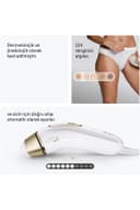 Braun Lumiere Pulsee Smart Silk·Expert Pro 5 Home Laser Alternative, Semi-Definitive Hair Reduction, with Pouch, Gillette Venus Women's Shaver, 3 Heads, PL5311 - 8