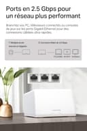 MERCUSYS WiFi 7 Mesh BE9300Mbps Tri-Bande Halo H47BE(2-Pack), Couverture jusqu'à 550 m², Connecter jusqu'à 200 Appareils, 3 Ports 2.5G, Canaux 320 MHz, Easy App Control - 6