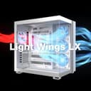 be quiet! Light Base 600 LX Black PC Case, Stunning Panoramic View, Show Case, Dual Chamber Design, Solid ARGB LED Strip, 4 Light Wings LX PWM Fans, Inverted and Horizontal Usable - 4