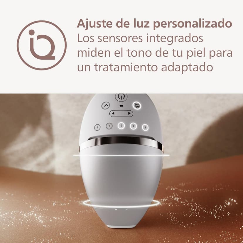 Philips Lumea 8000 Series IPL Hair Removal Device - Alternative to Laser Hair Removal Devices with SenseIQ Technology, 3 Accessories for Body, Face and Precision Zones - BRI946/00 - 4