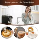 Y-Step Coffee Tamper 58 mm, Espresso Tamper Set 23 Pieces, Barista Set with Frothing Jug, Tamper Mat, Latte Art Pen, Coffee Stirrer, Sandalwood Tamper for Espresso Machine - 7